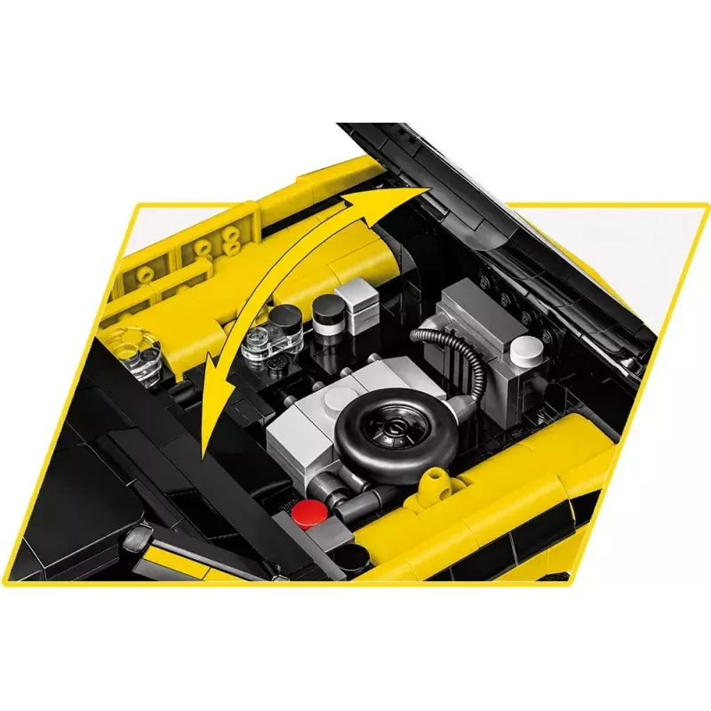 Giocattolo da costruzione Cobi Opel Manta A 1970 modello in scala 1:12, set di mattoncini