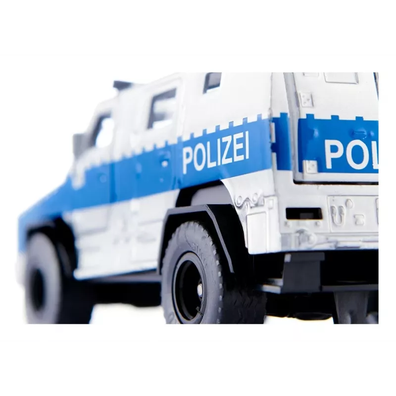 Siku Rheinmetall MAN Survivor R modellino auto della polizia preassemblato 1:50