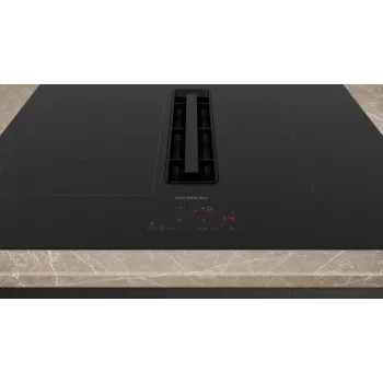 Piano cottura Siemens iQ300 ED611BS16E nero da incasso 60 cm piano cottura a induzione a zone 4 zone cappa integrata