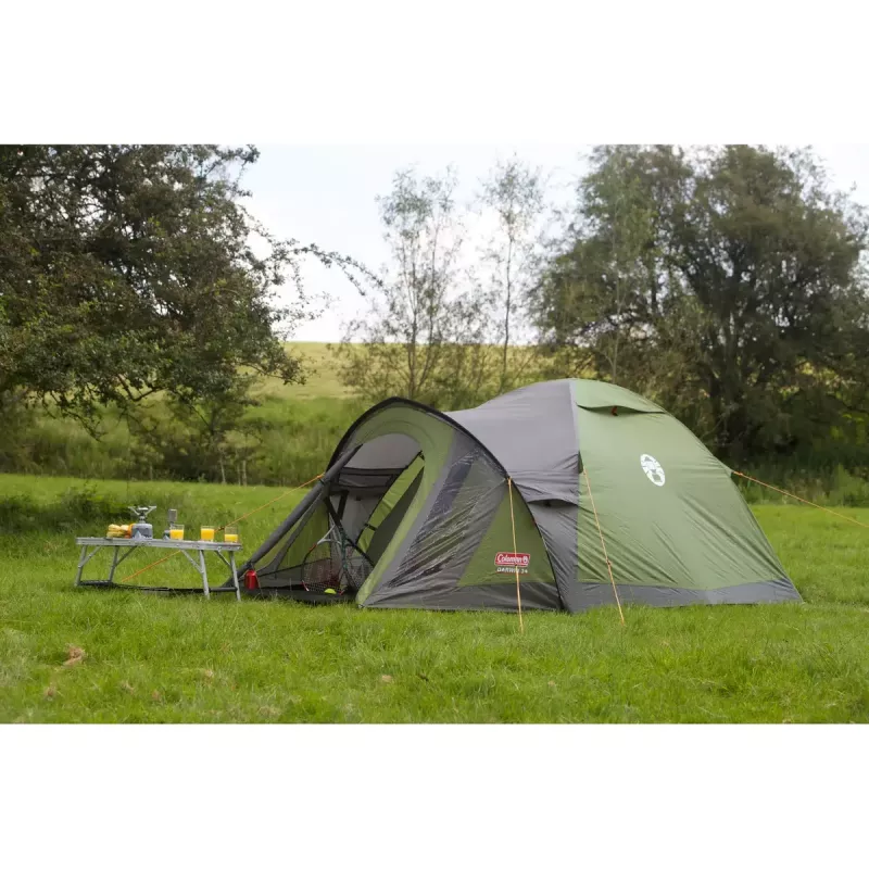Tenda a cupola Coleman Darwin 4 Plus 4 persone Verde
