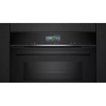 Siemens iQ700 CM776GKB1 Forno 45 L 900 W Nero, Acciaio inox