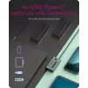 ICY BOX IB-HUB1454-C31 USB 3.2 Gen 1 (3.1 Gen 1) Type-C 10000 Mbit/s blu, grigio