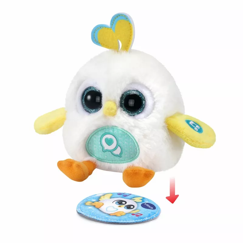 Peluche VTech Lolibirds Oscar — uccellino di peluche interattivo con suoni e luci