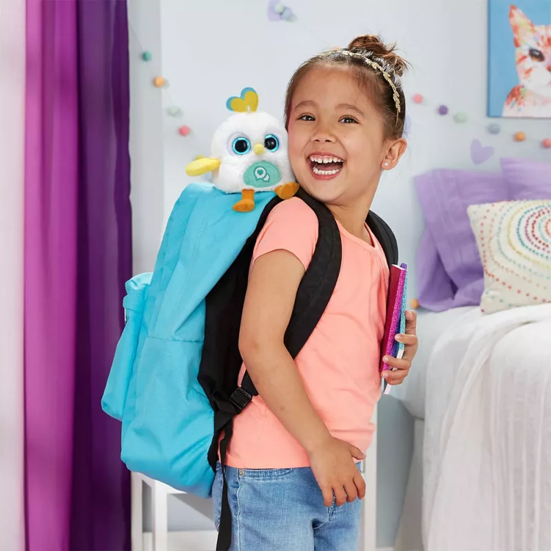 Peluche VTech Lolibirds Oscar — uccellino di peluche interattivo con suoni e luci