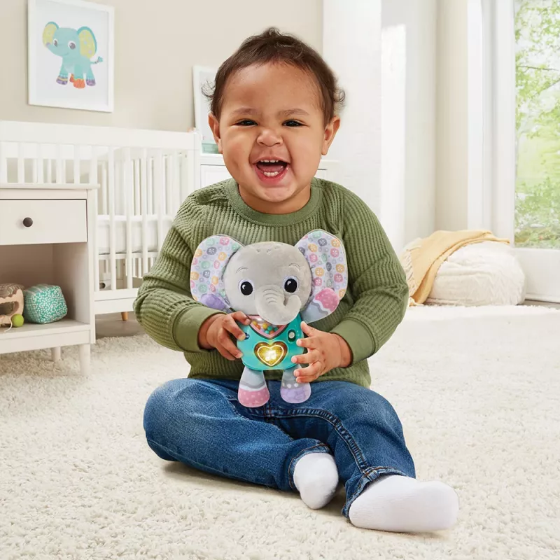 Personaggio giocattolo VTech Melody Elephant 80-566704 — giocattolo sonoro educativo dal design colorato