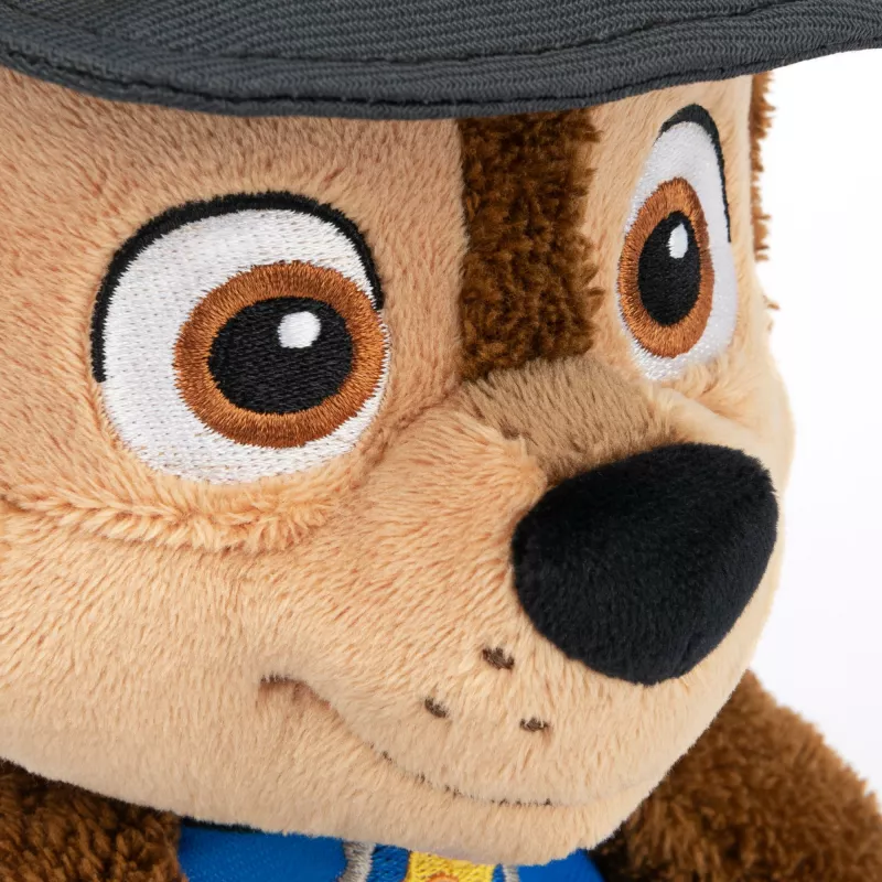 PAW Patrol GUND Official Chase Take Along Buddy peluche, peluche premium per bambini da 1 anno, blu/marrone, 33 cm