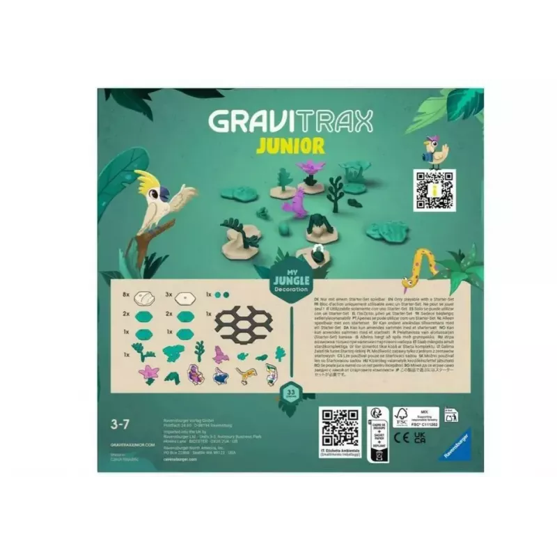 Gioco da tavolo Ravensburger GraviTrax Junior (modello 23747) — per bambini da 3 anni