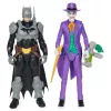 DC Comics, Batman Adventures, set action figure Batman vs The Joker, 2 figure, 12 accessori armatura, giocattolo supereroe da 30,5 cm per bambini e bambine