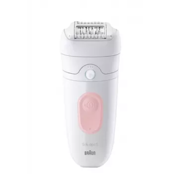 Epilatore Braun Silk-épil 5 Silk-epil 5 SE5-230, rosa, bianco, 28 pinzette, MicroGrip, 0,5 mm, batteria ricaricabile, batteria integrata