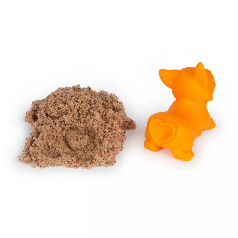 Set Kinetic Sand per bambini Spinmaster Kinetic Sand Doggie Dig con stampo, multicolore, dai 5 anni
