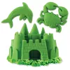 Kinetic Sand, 2 libbre di sabbia da gioco verde, giocattoli sensoriali modellabili per bambini, sacchetto richiudibile (la confezione può variare), per bambini dai 3 anni