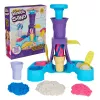Kinetic Sand, Soft Serve Station, riempimento cestino di Pasqua, contiene 14 oz di sabbia da gioco modellabile (3 colori), 2 cialde per gelato e 2 strumenti