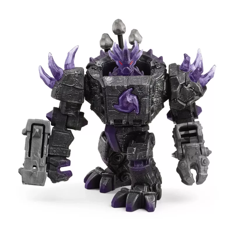 schleich ELDRADOR CREATURES Shadow Master robot con mini creatura nero