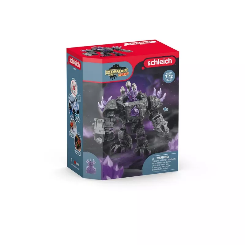schleich ELDRADOR CREATURES Shadow Master robot con mini creatura nero