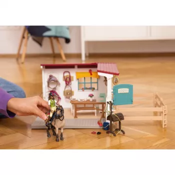 schleich HORSE CLUB espansione selleria, scuderia, cavalli, 5 anni, multicolore, plastica