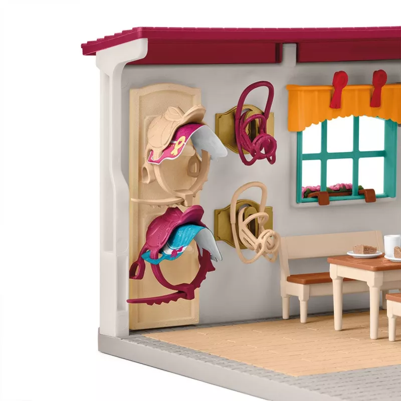 schleich HORSE CLUB espansione selleria, scuderia, cavalli, 5 anni, multicolore, plastica