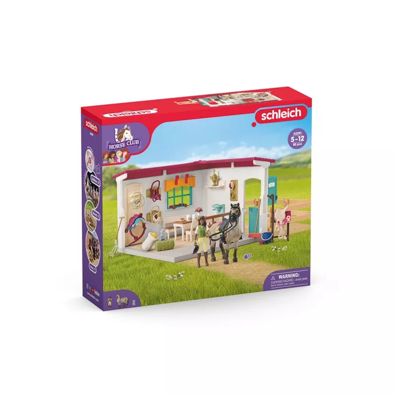schleich HORSE CLUB espansione selleria, scuderia, cavalli, 5 anni, multicolore, plastica
