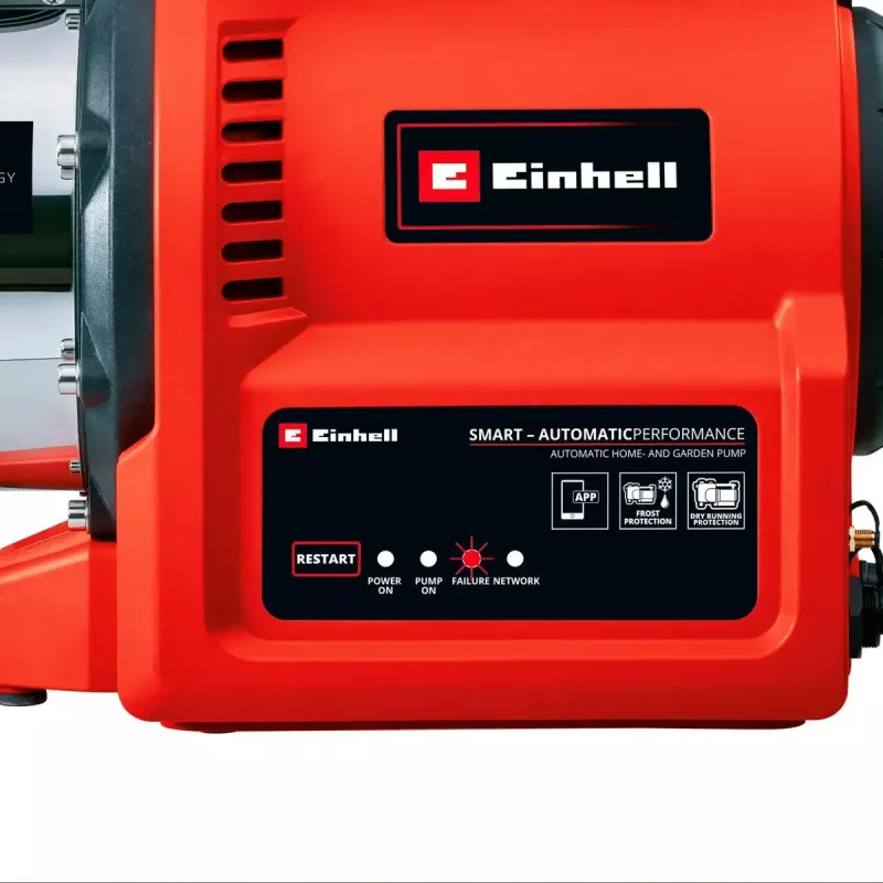 Pompa per acqua EINHELL GE‑AW 1144 SMART — 1100 W, controllo tramite app, irrigazione del giardino e trasferimento acqua