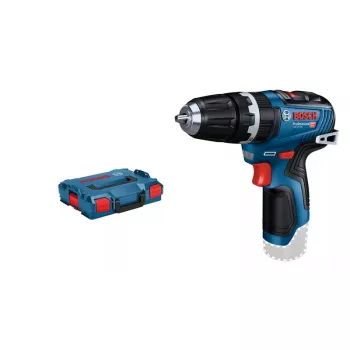 Bosch GSB 12V-35 Professional trapano a percussione a batteria 06019J9001, 12 V, 1750 giri/min, L-BOXX, senza batteria e caricabatterie, blu/nero