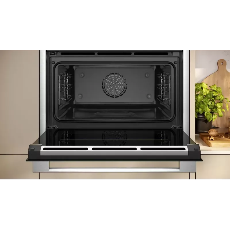 Cuocivapore Neff C24FS31N0 medium nero, acciaio inox touch