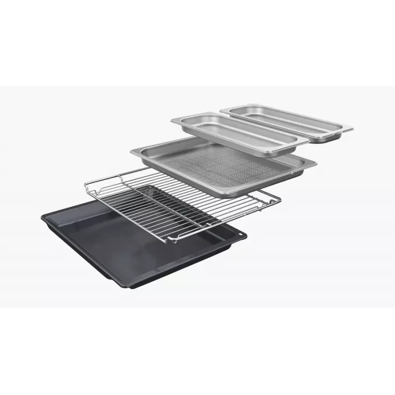 Cuocivapore Neff C24FS31N0 medium nero, acciaio inox touch