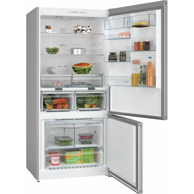 Frigorifero combinato Bosch Serie 4 KGN86VIEA a libera installazione 631 L acciaio inox