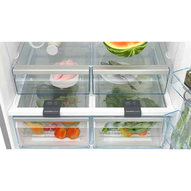 Frigorifero combinato Bosch Serie 4 KGN86VIEA a libera installazione 631 L acciaio inox