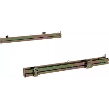 Parte/accessorio per forno Neff Z1608CX0 guida estraibile verde, arancione acciaio inox