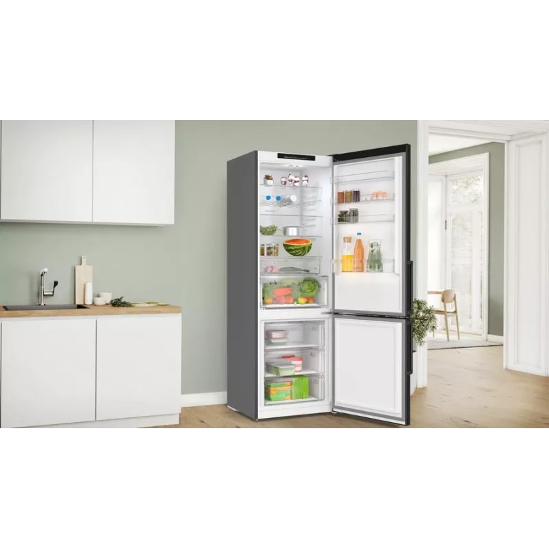 Frigorifero combinato Bosch Serie 4 KGN49VXCT a libera installazione 440 l acciaio inox