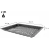 Parte/accessorio per forno Neff Z1655CA0 piastra grill grigia