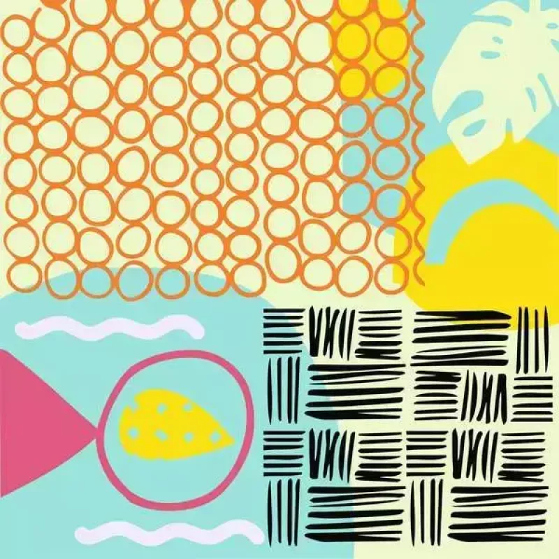 Set di colori Ravensburger CreArt Funky Shapes – set di pittura per progetti artistici creativi