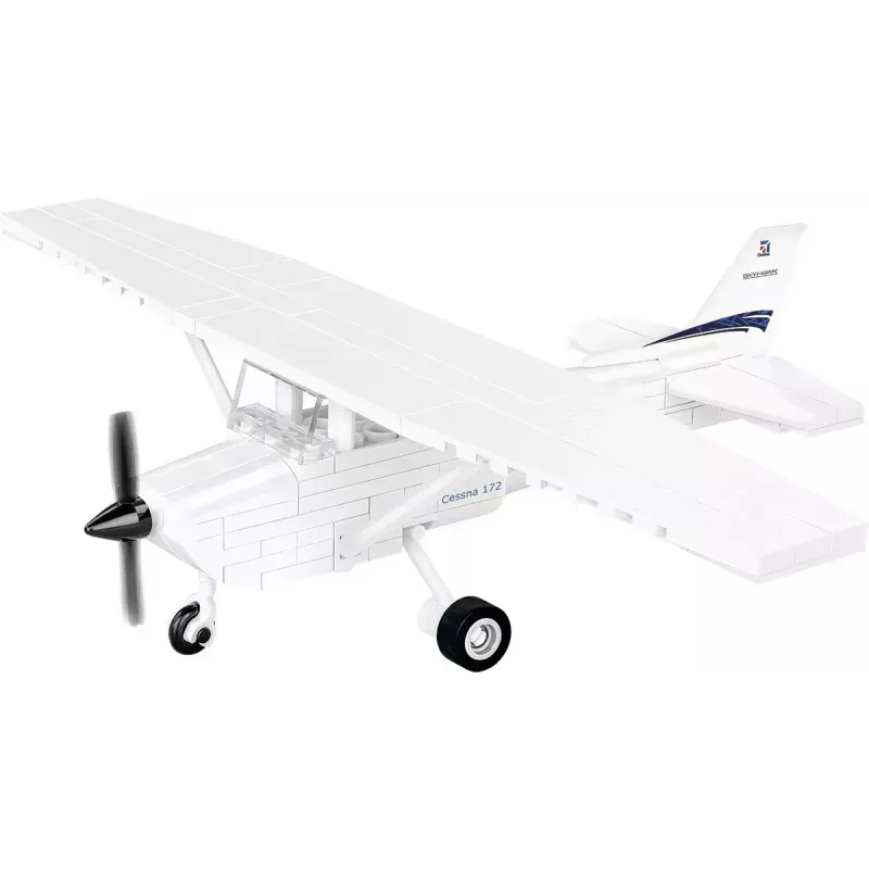 Giocattolo da costruzione Cobi Cessna 172 Skyhawk bianco kit