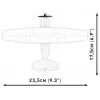 Giocattolo da costruzione Cobi Cessna 172 Skyhawk bianco kit