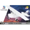 Giocattolo da costruzione Cobi Cessna 172 Skyhawk bianco kit