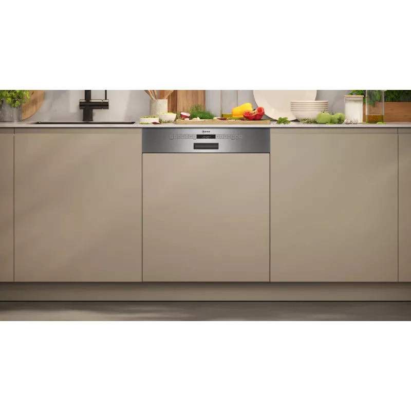 Neff S145EAS01E lavastoviglie semi-incasso 13 coperti