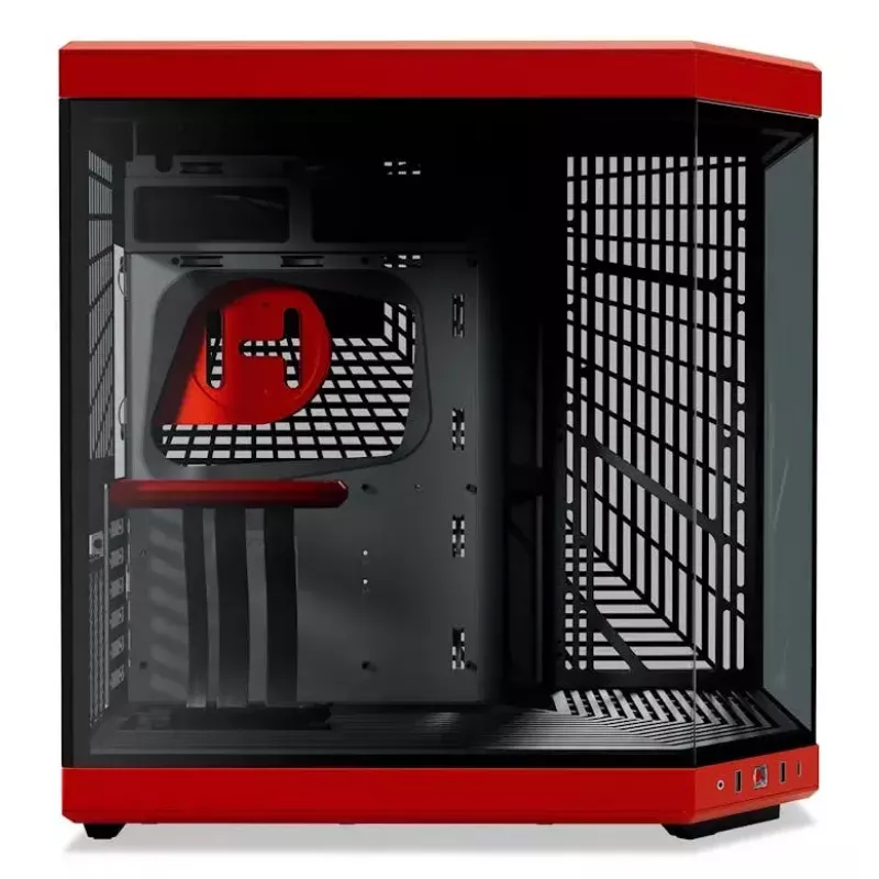 Case per PC HYTE Y70 Midi Tower nero, rosso