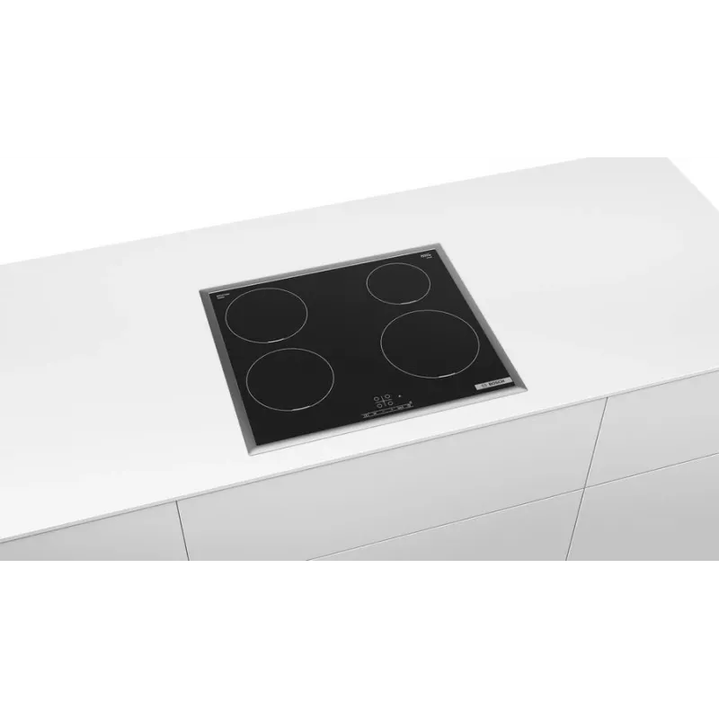 Bosch Serie 4 PIE645BB5E piano cottura nero integrato 60 cm piano a induzione 4 zone