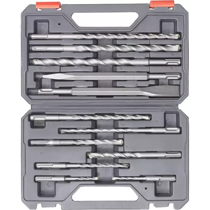 Set punte/scalpelli SDS-Plus Einhell 12 pz. martello perforatore 10 punte