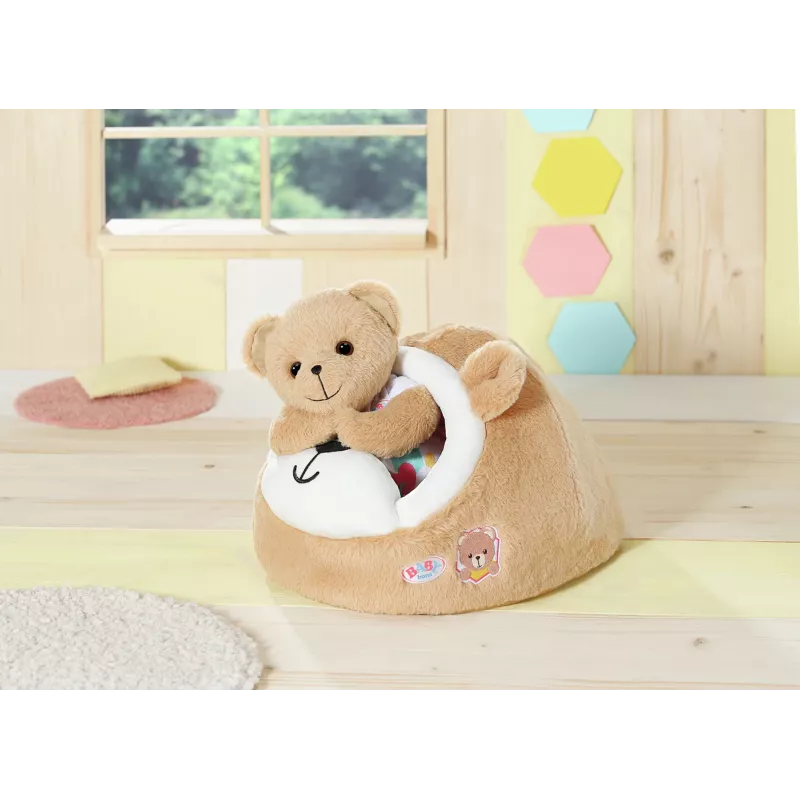 Tana gioco in peluche orso ZAPF creation BABY born — accessorio gioco in peluche per bambole