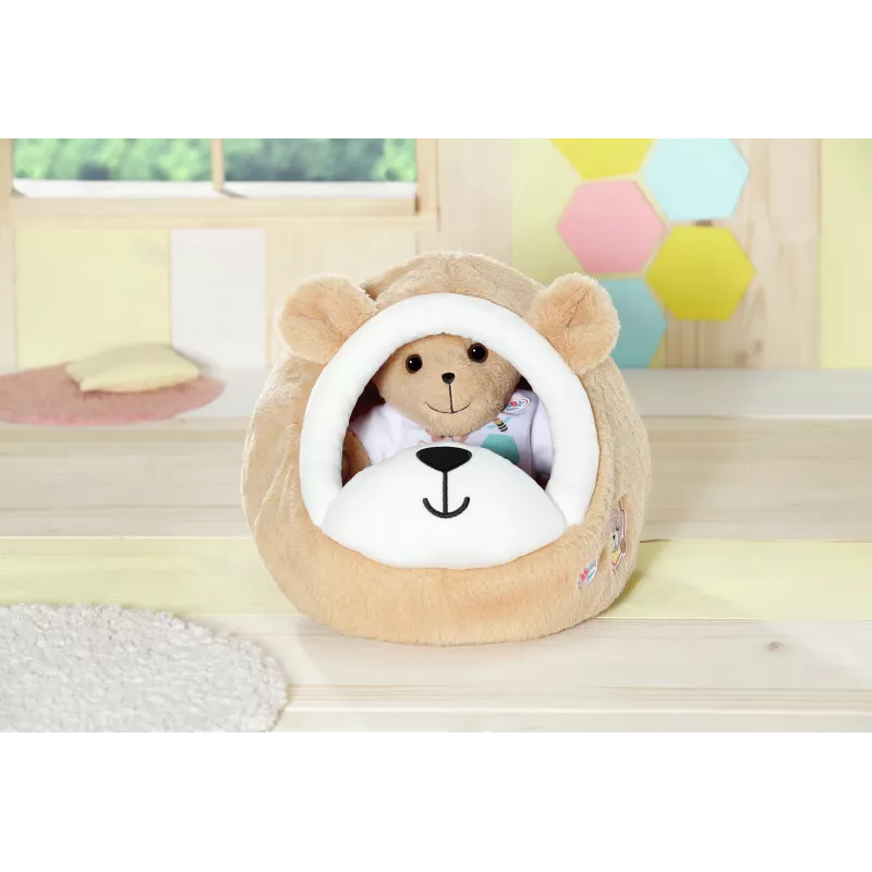Tana gioco in peluche orso ZAPF creation BABY born — accessorio gioco in peluche per bambole