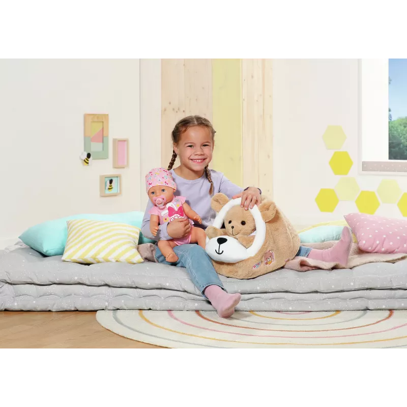 Tana gioco in peluche orso ZAPF creation BABY born — accessorio gioco in peluche per bambole