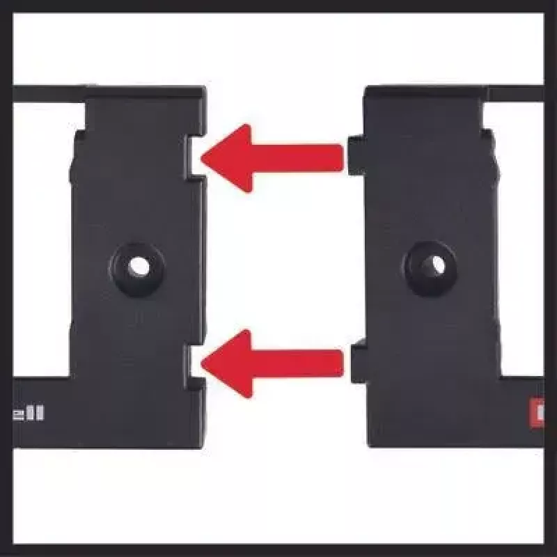 Supporto a parete per batteria Einhell PXC nero compatibile con batterie Power X-Change