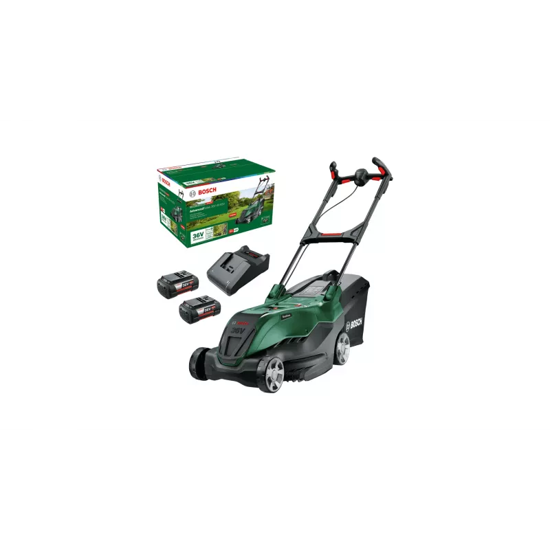 Tosaerba a batteria Bosch AdvancedRotak 36V-40-650 con 36 V Power e 2 batterie da 4,0 Ah