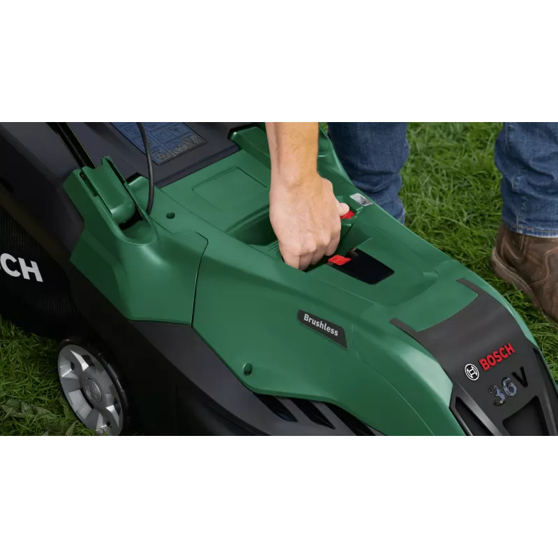 Bosch AdvancedRotak tosaerba con conducente a piedi batteria verde