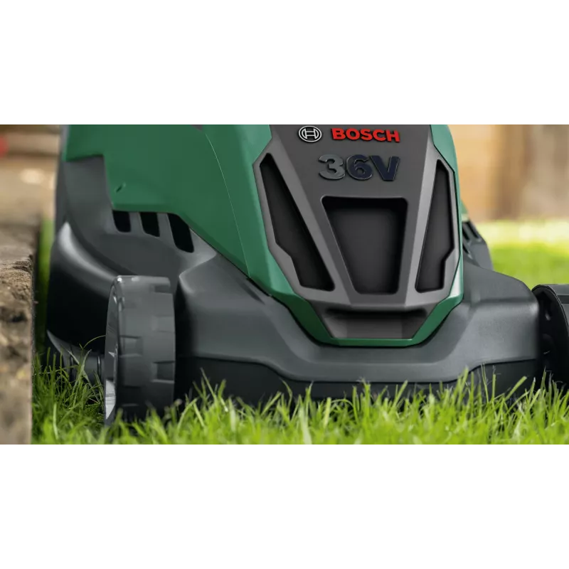 Tosaerba a batteria Bosch AdvancedRotak 36V-44-750 con batteria Li-Ion 36 V 4.0 Ah