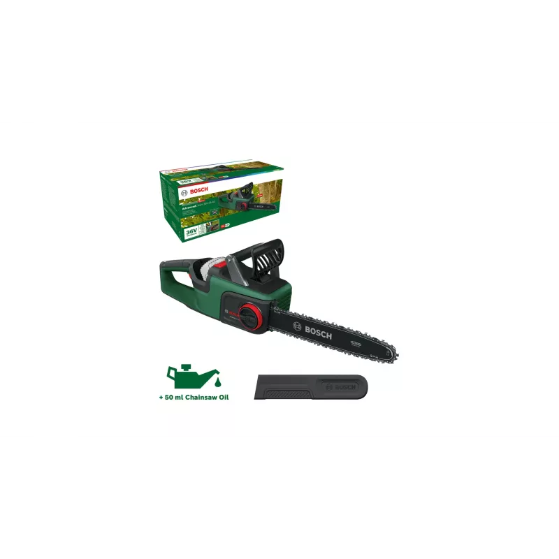 Bosch AdvancedChain 36V-35-40 motosega a batteria, Solo (senza batteria e caricabatterie)