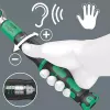 Wera 05075832001 Safe-Torque A 2 Set 1 set chiave dinamometrica con cricchetto, 23 pezzi, attacco esagonale da 1/4", 2–12 Nm, nero/verde