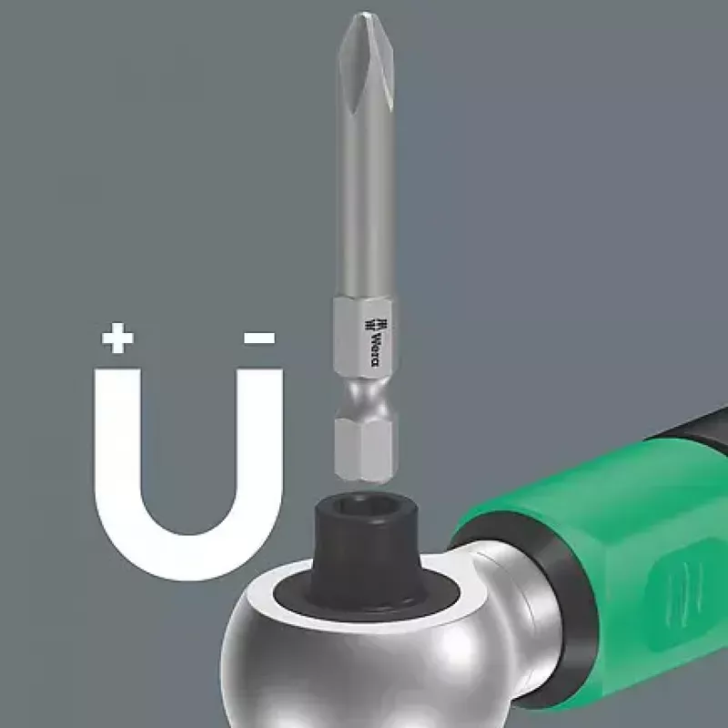 Wera 05075832001 Safe-Torque A 2 Set 1 set chiave dinamometrica con cricchetto, 23 pezzi, attacco esagonale da 1/4", 2–12 Nm, nero/verde