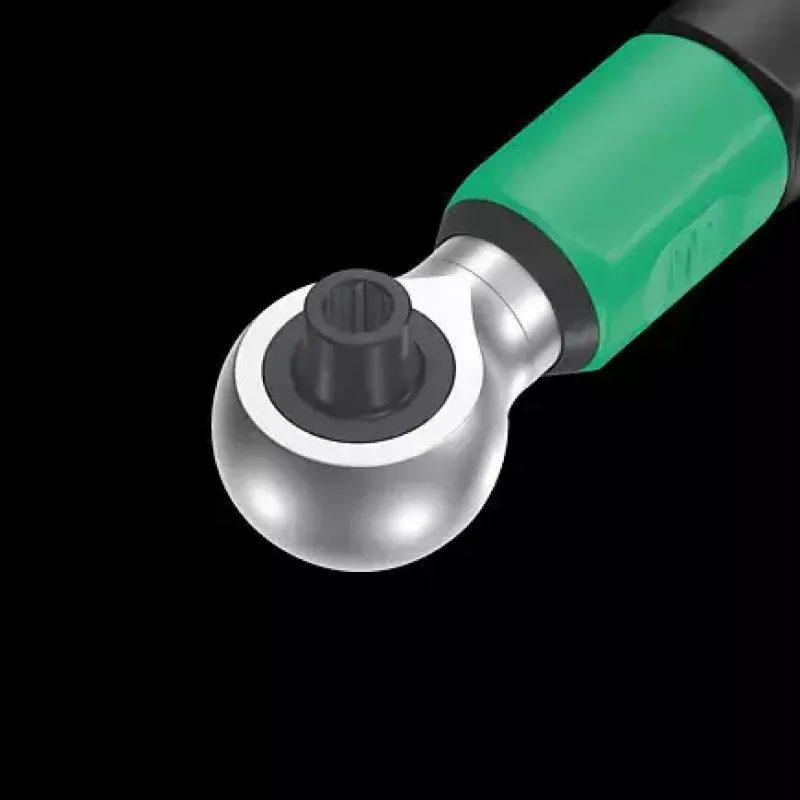 Wera 05075832001 Safe-Torque A 2 Set 1 set chiave dinamometrica con cricchetto, 23 pezzi, attacco esagonale da 1/4", 2–12 Nm, nero/verde