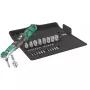 Wera 05075832001 Safe-Torque A 2 Set 1 set chiave dinamometrica con cricchetto, 23 pezzi, attacco esagonale da 1/4", 2–12 Nm, nero/verde